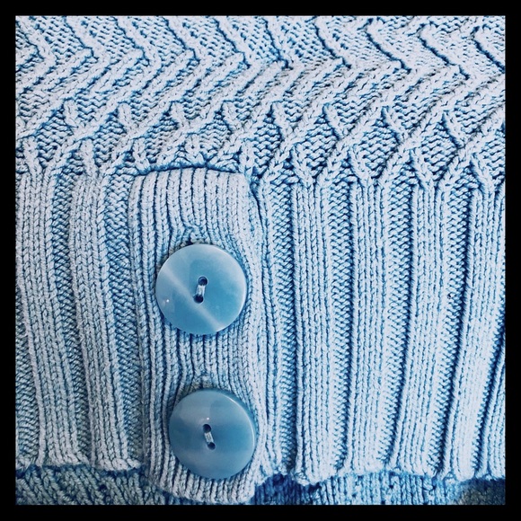 LOFT | Light Blue Sweater | Size Large - Picture 4 of 6